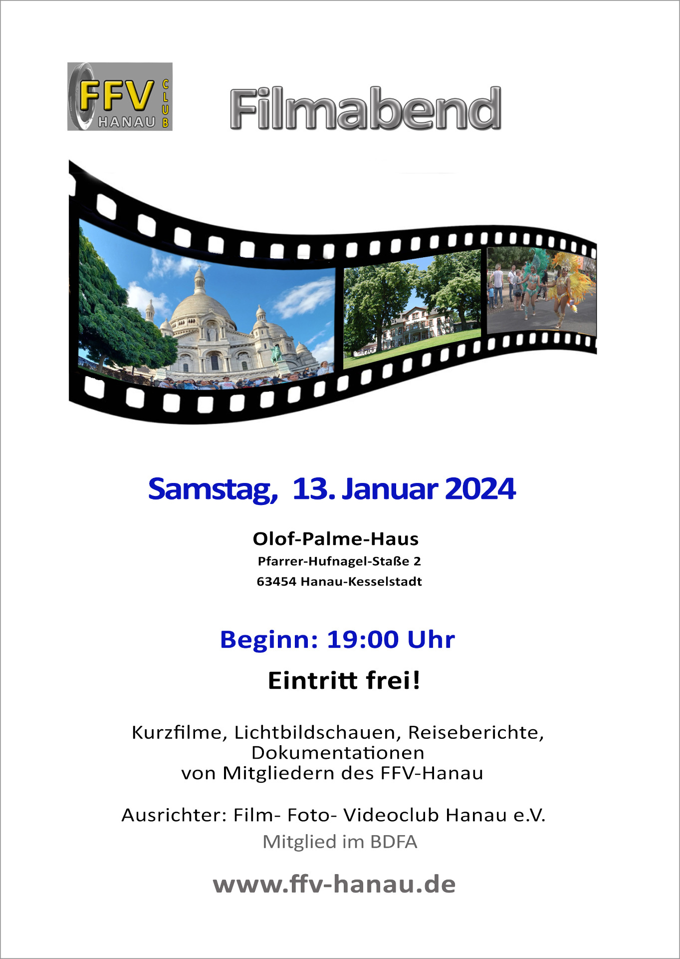 Plakat Filmabend